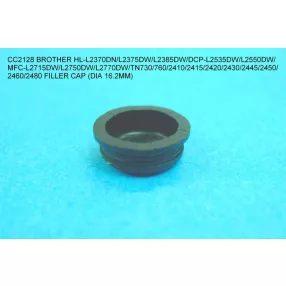   Filler cap for BROTHER HL-L2370DN/L2375DW/L2385DW/DCP-L2535DW/L2550DW/MFC-L2715DW/L2<wbr> 750DW/L2770DW/TN730/760/2410/2415/2420/2430/2445/2450/2460/24<wbr> 80 (dia. 16.2 MM) 100pcs - COMPATIBLE PRODUCT