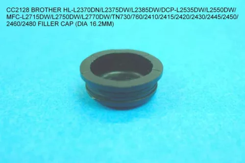 Filler cap for BROTHER HL-L2370DN/L2375DW/L2385DW/DCP-L2535DW/L2550DW/MFC-L2715DW/L2750DW/L2770DW/TN730/760/2410/2415/2420/2430/2445/2450/2460/2480 (dia. 16.2 MM) 100pcs - COMPATIBLE PRODUCT