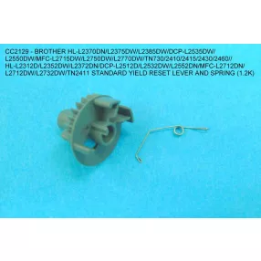   STANDARD YIELD RESET LEVER AND SPRING (1,2K) for Brother HL-L2312D/2352/2370/2372/2375/2385/2512/2532/2535/2550/2552/2<wbr> 712/2715/2732/2750/2770DW; TN730/760/2410/2411/2415/2420/2430/2445/2450/2460/2480 10pcs - COMPATIBLE PRODUCT