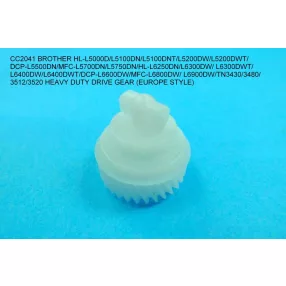   Heavy Duty Drive Gear (Europe style) for Brother HL-L5000D/L5100DN/L5100DNT/L5200DW/L5200DWT/DCP-L5500DN/MFC-L<wbr> 5700DN/L5750DN/HL-L6250DN/L6300DW/L6300DWT/L6400DW/L6400DWT/D<wbr> CP-L6600DW/MFC-L6800DW/L6900DW; TN3430/3480/3512/3520 10pcs - COMPATIBLE PRODU