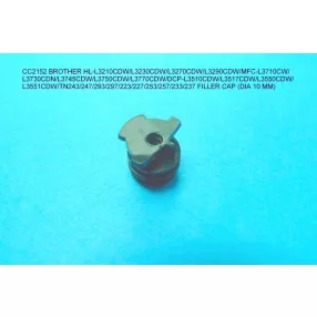   Filler cap for Brother HL-L3210CDW/L3230CDW/L3270CDW/L3290CDW/MFC-L3710CW/L3730CDN/L<wbr> 3745CDW/L3750CDW/L3770CDW/DCP-L3510CDW/L3517CDW/L3550CDW/L355<wbr> 1CDW; TN243/247/293/297/223/227/253/257/233/237 (DIA 10 MM) 100pcs - COMPATIBLE PRODUCT