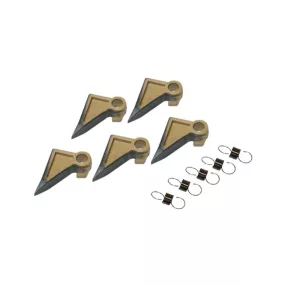   Upper picker finger for use in Minolta Bizhub 200/250/350/222/282/362/223/283/363/428/266/306; 7728/7828; Di2510/3510 (4030-5716-02/4040-5755-01) (with spring) (5pcs) - COMPATIBLE PRODUCT